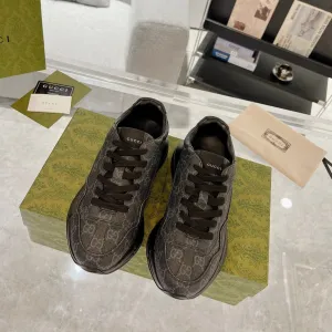 100 SNEAKER Gucci GG High-performance Efficient Ink Black RHYTON