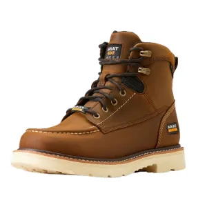 10046877 Ariat Mens' REBAR LIFT 6" Waterproof Work Boot - Distressed Brown