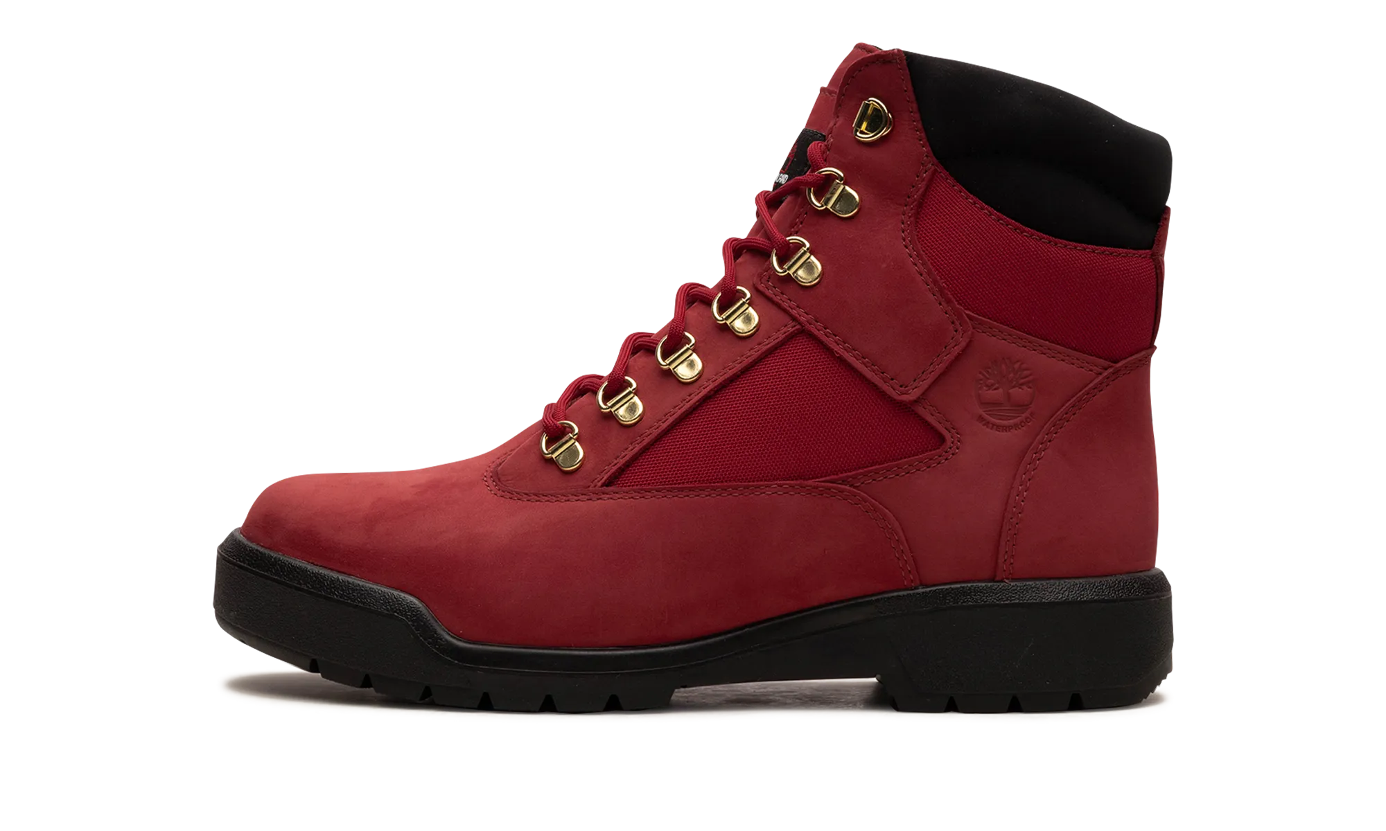 6 Inch Field Boots "Dark Red"