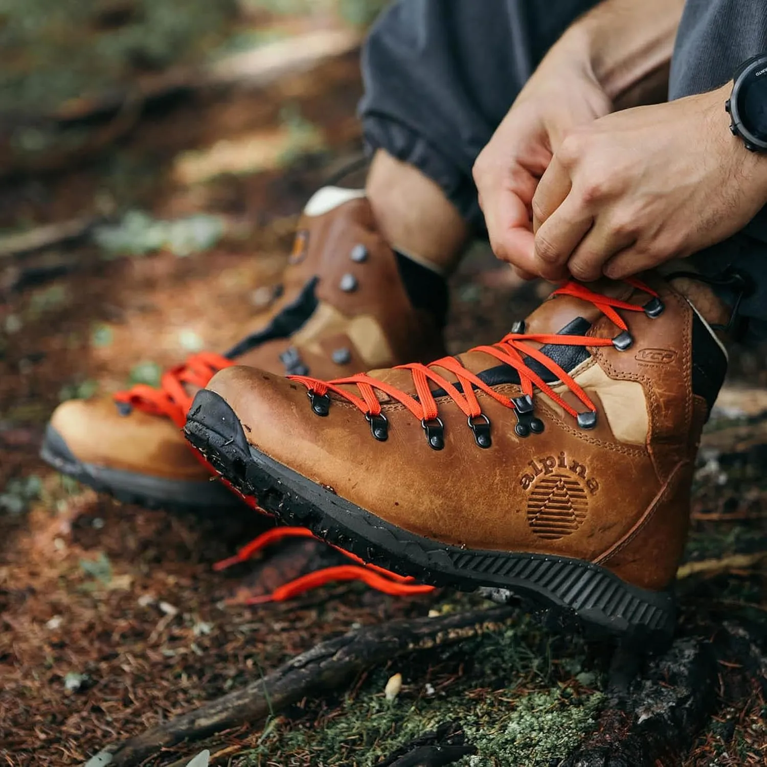 Alpina Ladakh - Premium Men's Mountaineering Boots Waterproof Full Leather Ankle High Shoes Outdoor Footwear Durable Hand Made in Europe