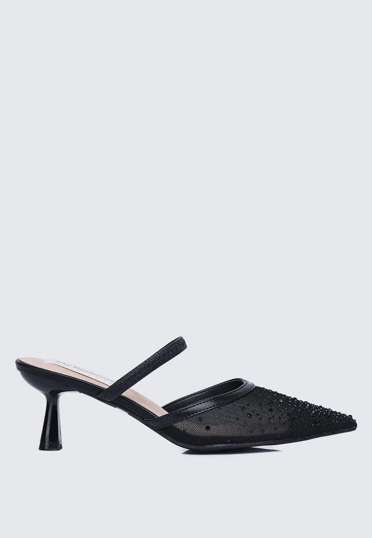 Amelia Comfy Heels In Black