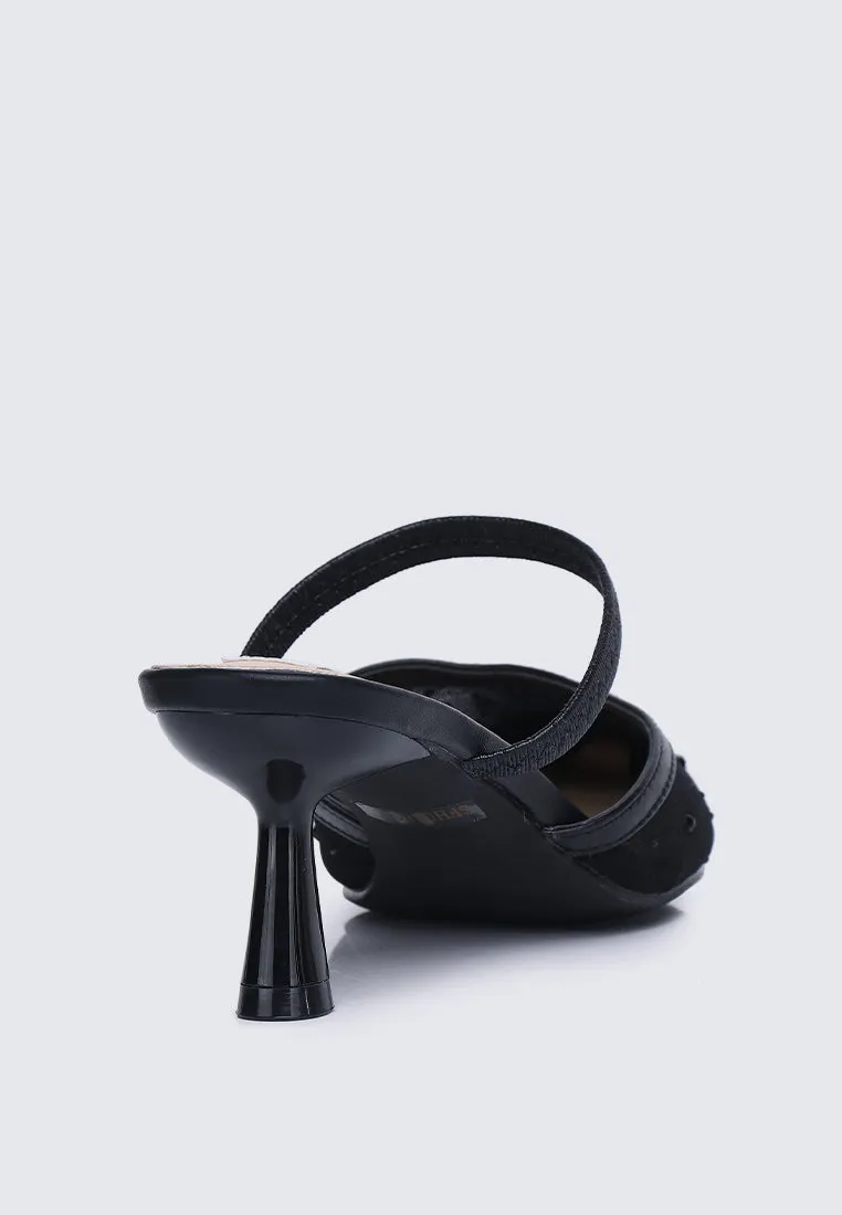 Amelia Comfy Heels In Black