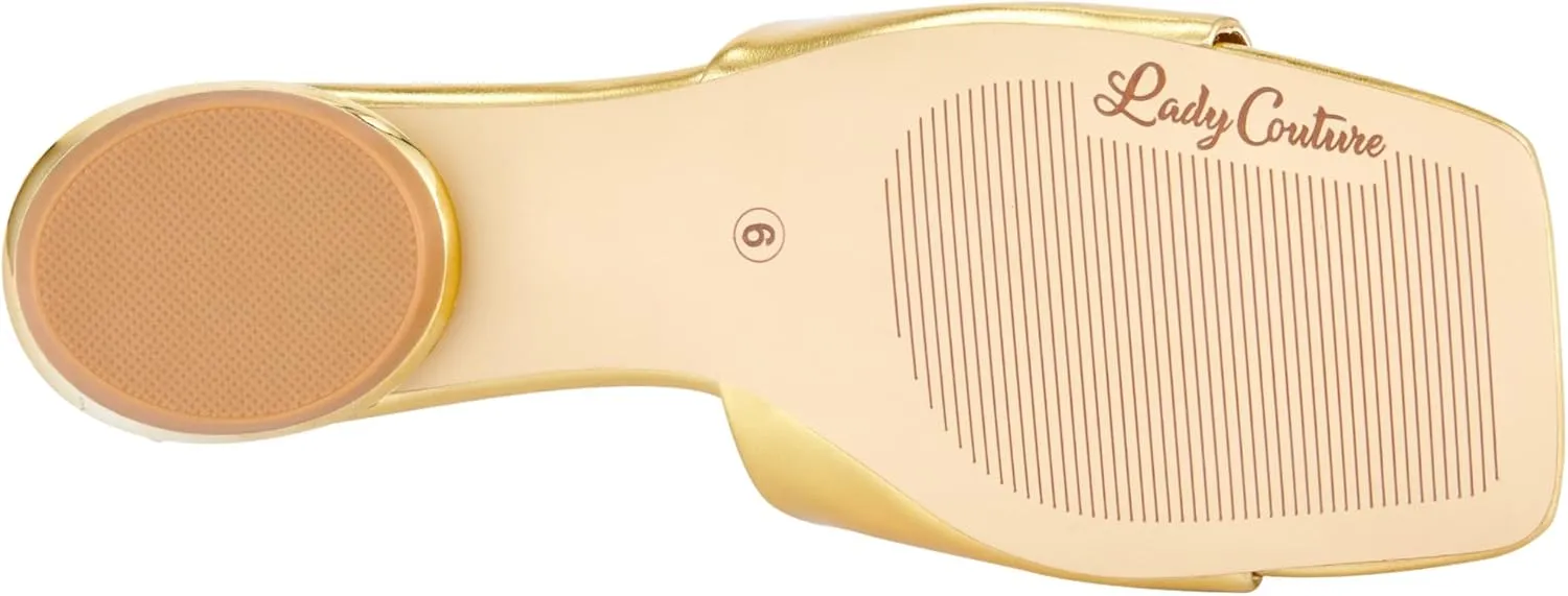 Amore Metallic Jewel Slide