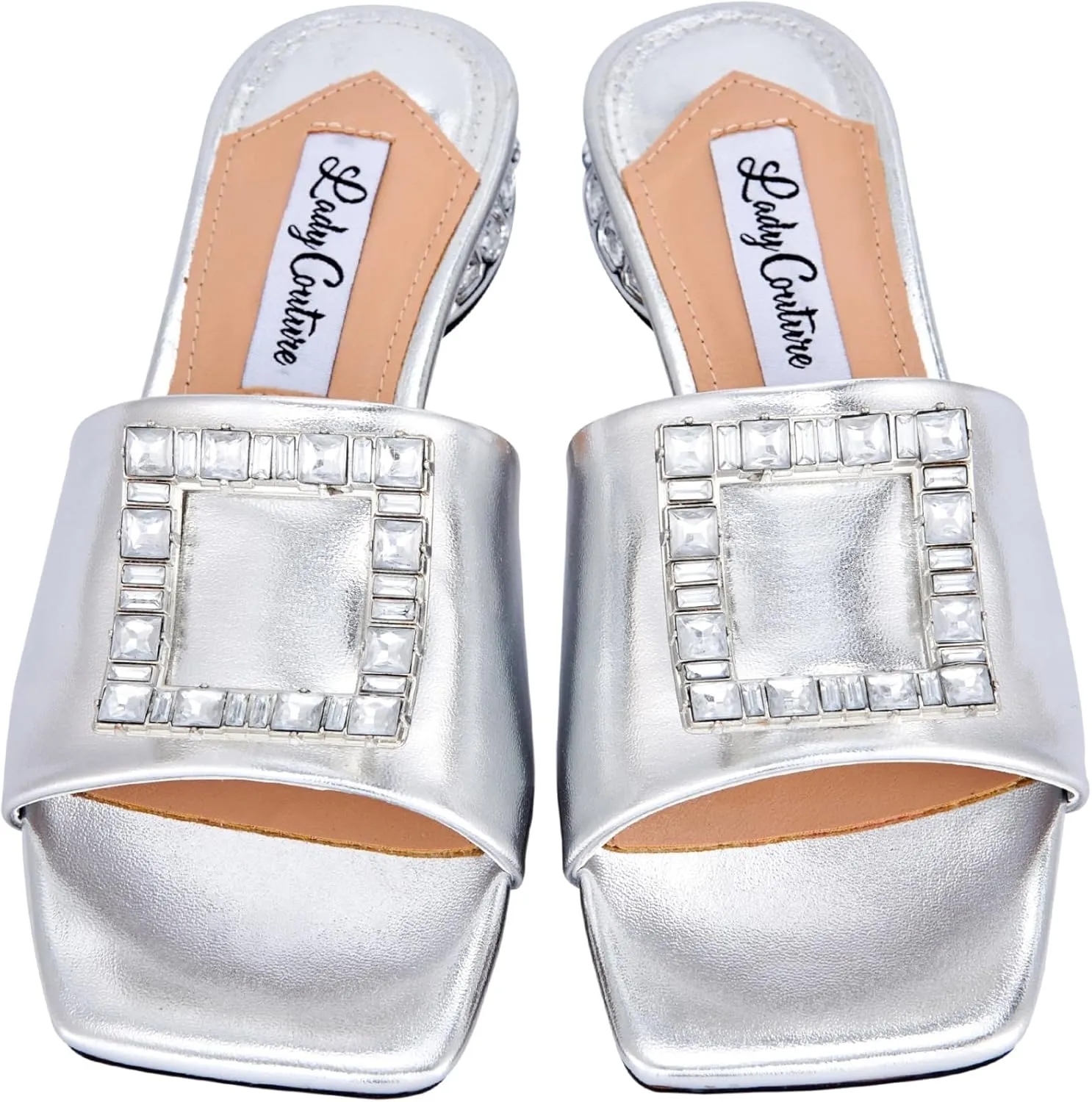 Amore Metallic Jewel Slide