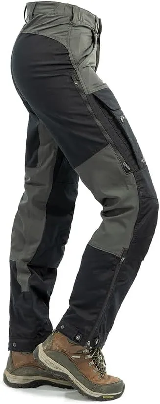 ARRAK OUTDOOR Hybrid Pants Lady, Inseam 32", DWR Treated, Seven Belt Loops, Water-Resistant, 4-Way Stretch Fabric