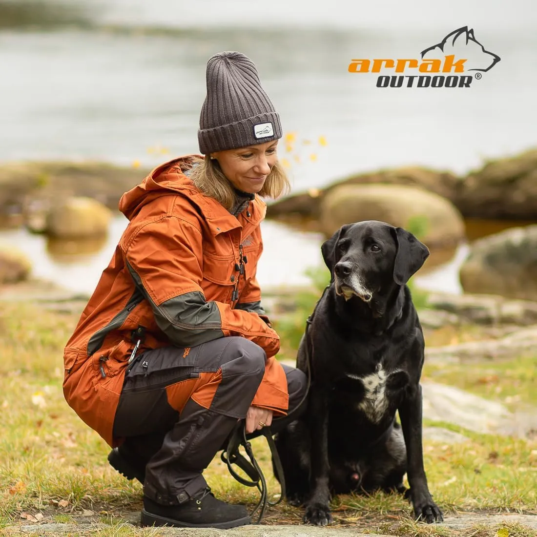 ARRAK OUTDOOR Hybrid Pants Lady, Inseam 32", DWR Treated, Seven Belt Loops, Water-Resistant, 4-Way Stretch Fabric