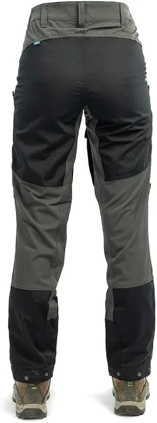 ARRAK OUTDOOR Hybrid Pants Lady, Inseam 32", DWR Treated, Seven Belt Loops, Water-Resistant, 4-Way Stretch Fabric