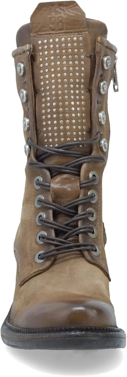 A.S.98 Saunder Women's Lace-Up Combat Boot