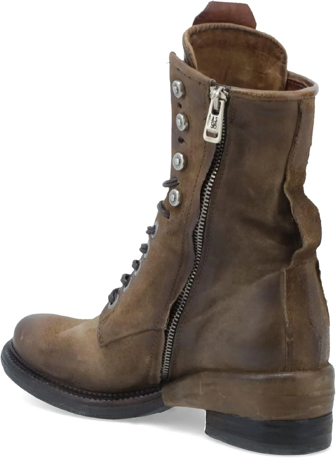 A.S.98 Saunder Women's Lace-Up Combat Boot