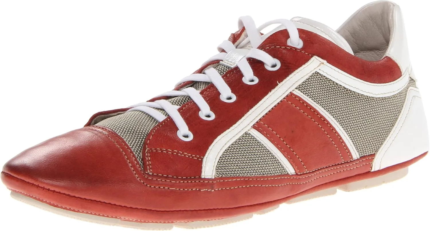 Bacco Bucci Men's Dylan Fashion Sneaker, Red, 8.5 D US
