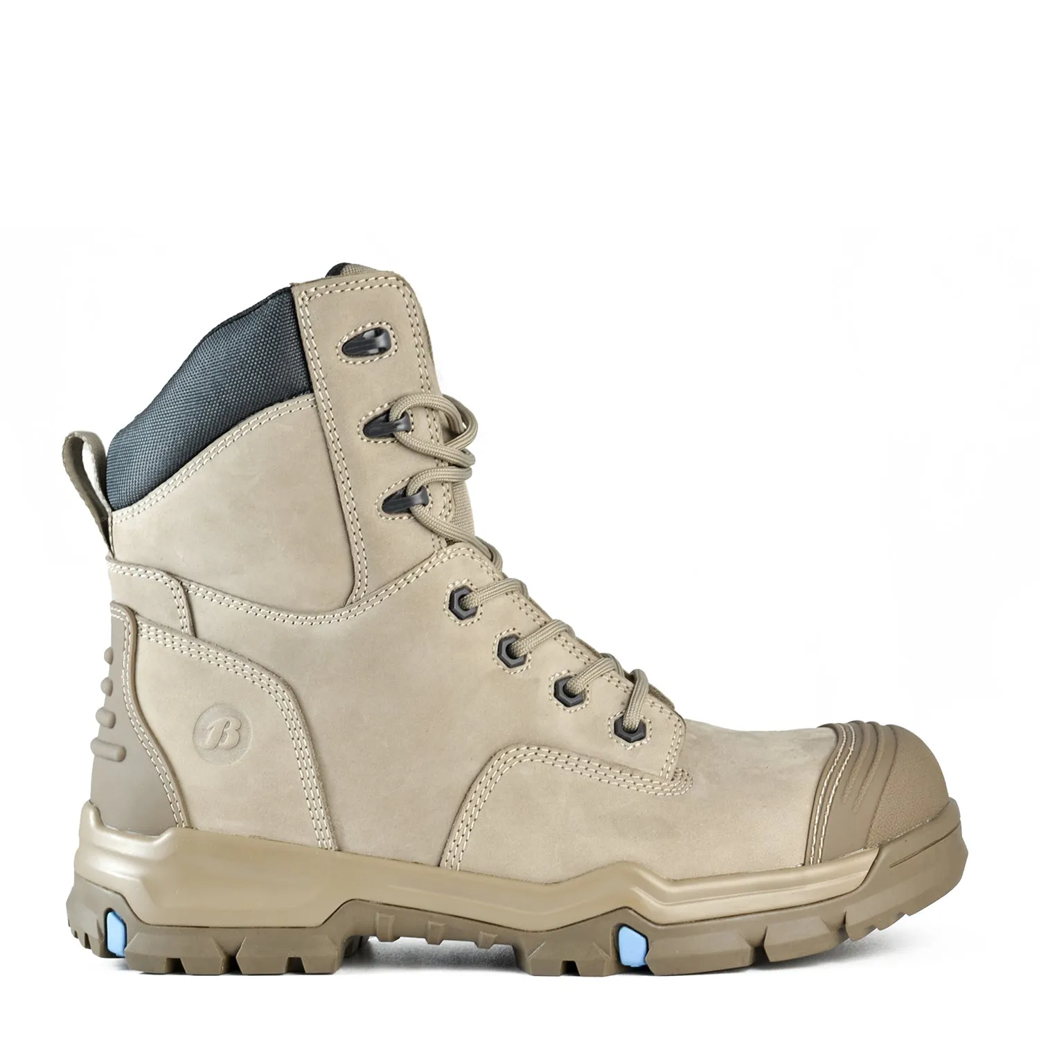 BATA High Cut Zip Safety Boots - Woodside Slate