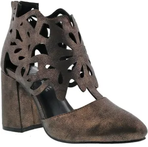 Bellini Cleo Women's Pointed Toe Laser Cut Bootie