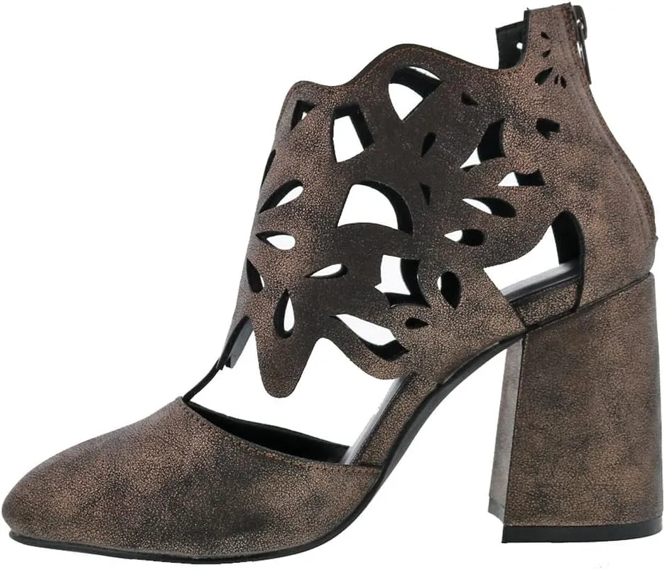 Bellini Cleo Women's Pointed Toe Laser Cut Bootie