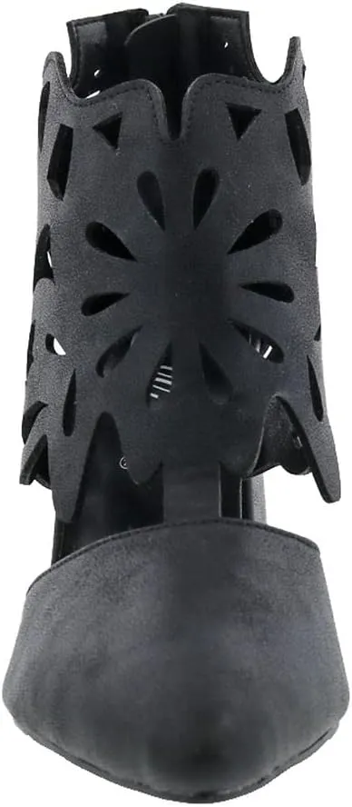 Bellini Cleo Women's Pointed Toe Laser Cut Bootie