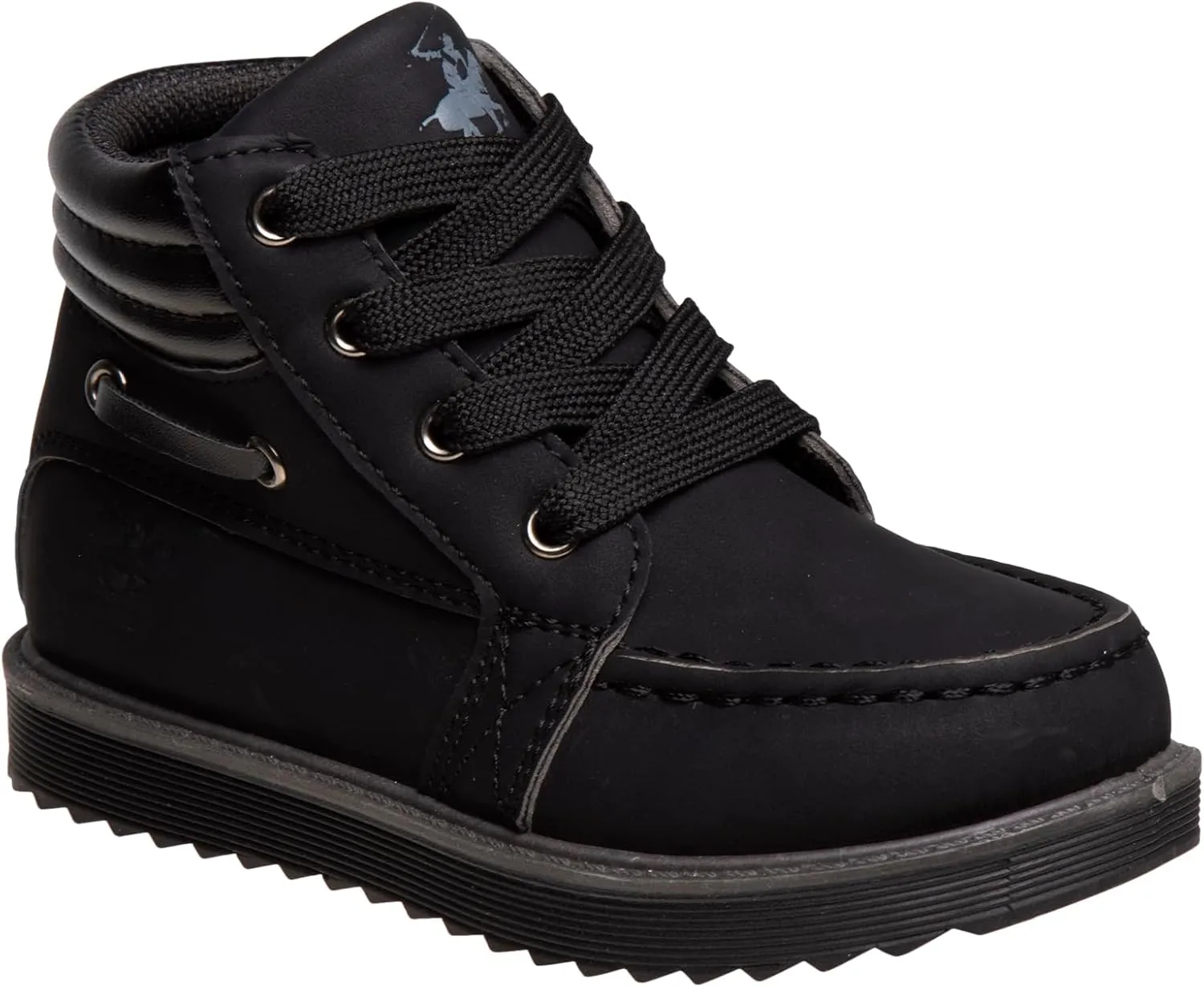 Beverly Hills Polo Club Boy's Lace-up Casual Dress Shoes, High Top Boots (Toddler-Big Kid)