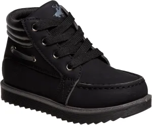 Beverly Hills Polo Club Boy's Lace-up Casual Dress Shoes, High Top Boots (Toddler-Big Kid)