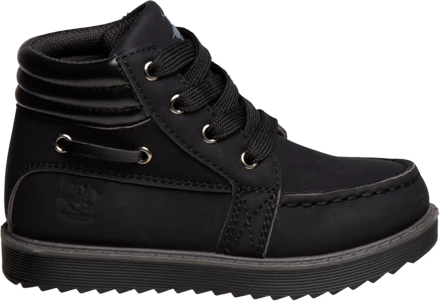 Beverly Hills Polo Club Boy's Lace-up Casual Dress Shoes, High Top Boots (Toddler-Big Kid)