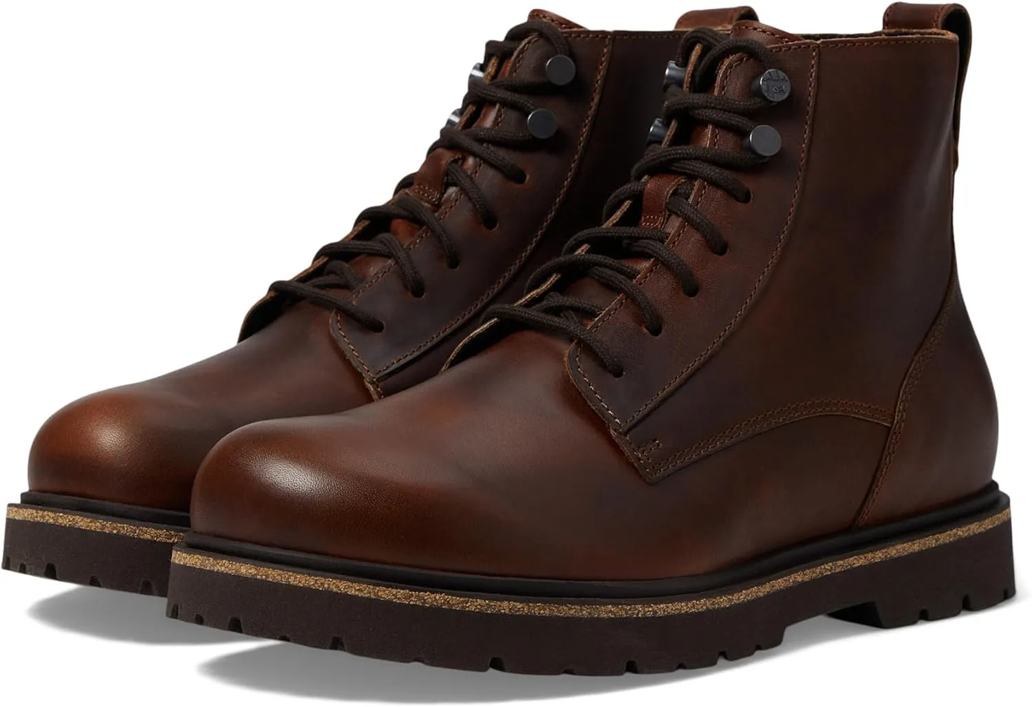 Birkenstock Men's Highwood Mid Lace-up Deep Blue-Leather Chelsea Boot