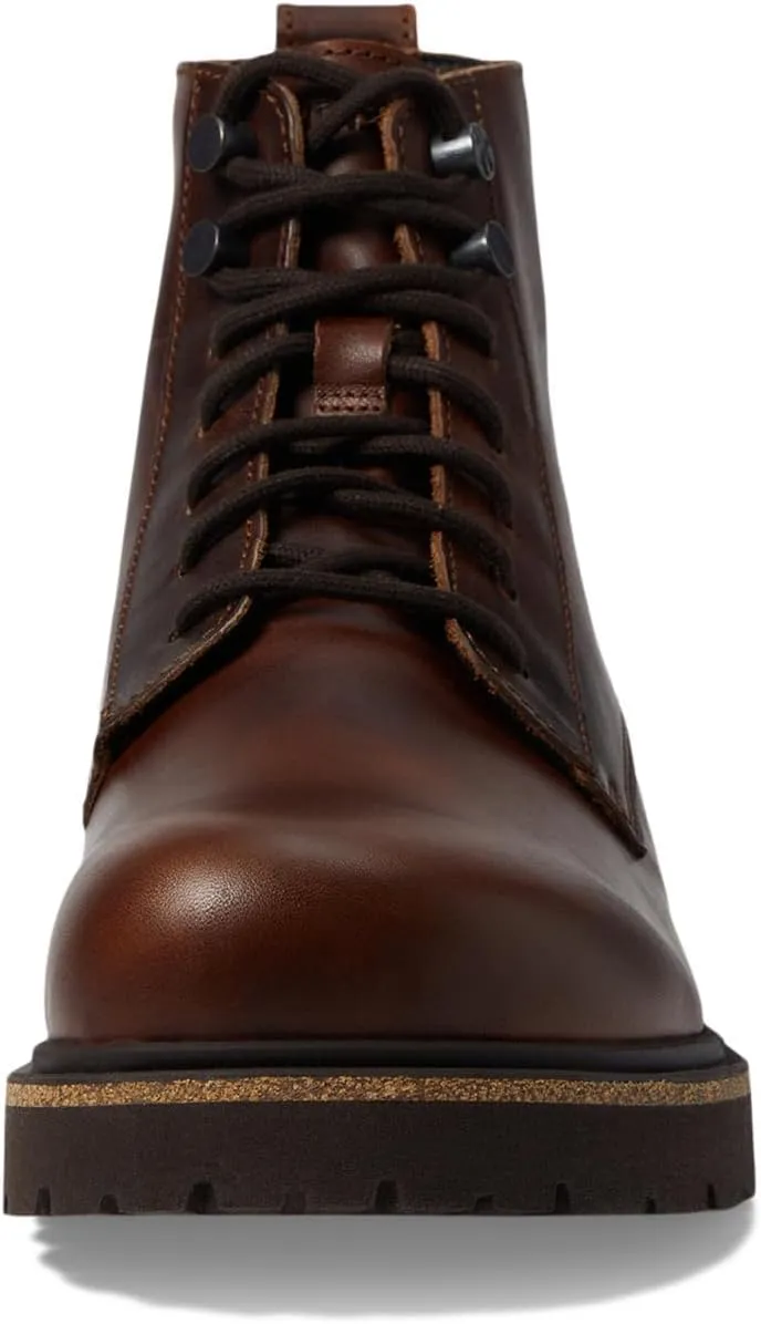 Birkenstock Men's Highwood Mid Lace-up Deep Blue-Leather Chelsea Boot