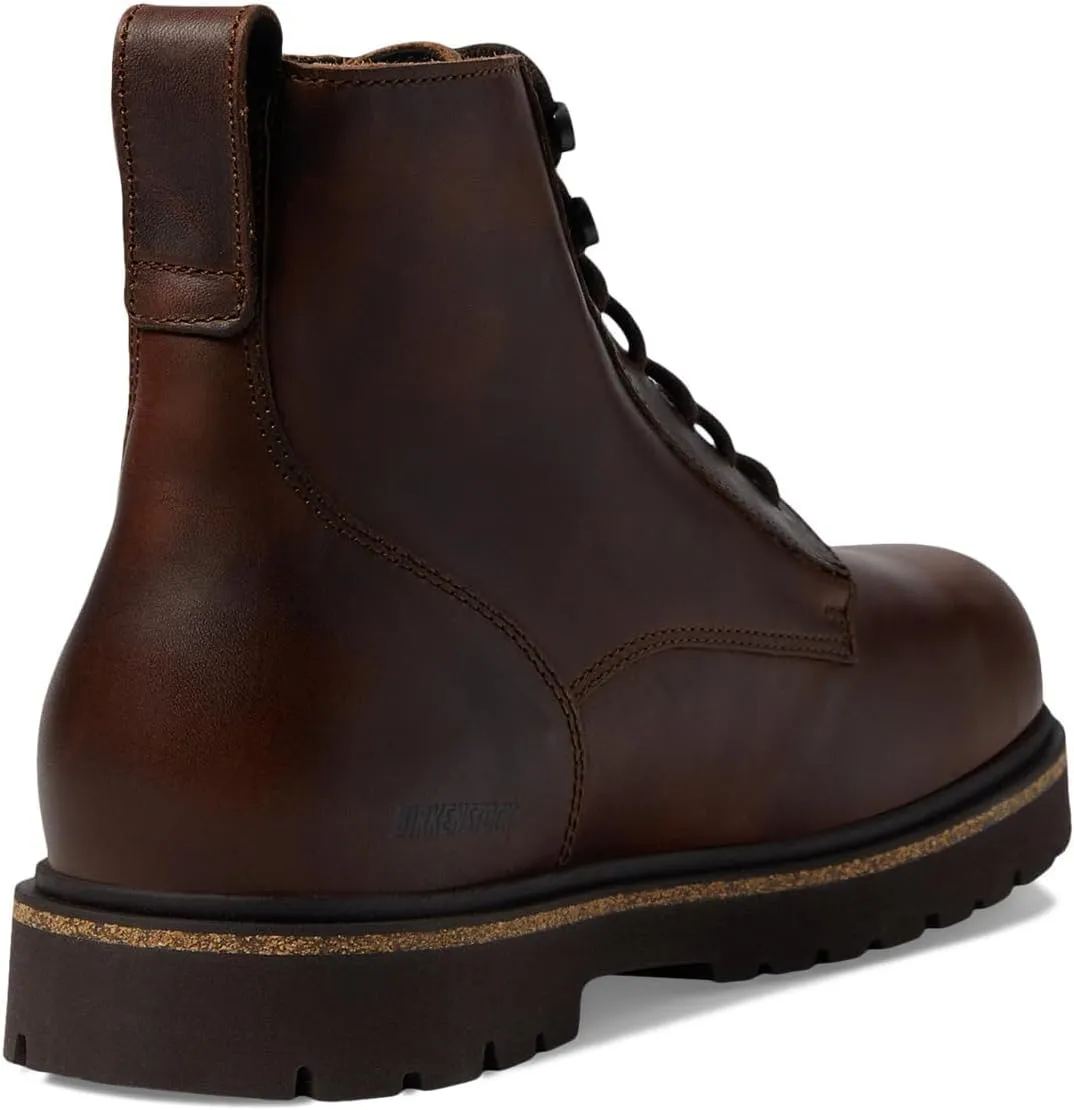 Birkenstock Men's Highwood Mid Lace-up Deep Blue-Leather Chelsea Boot
