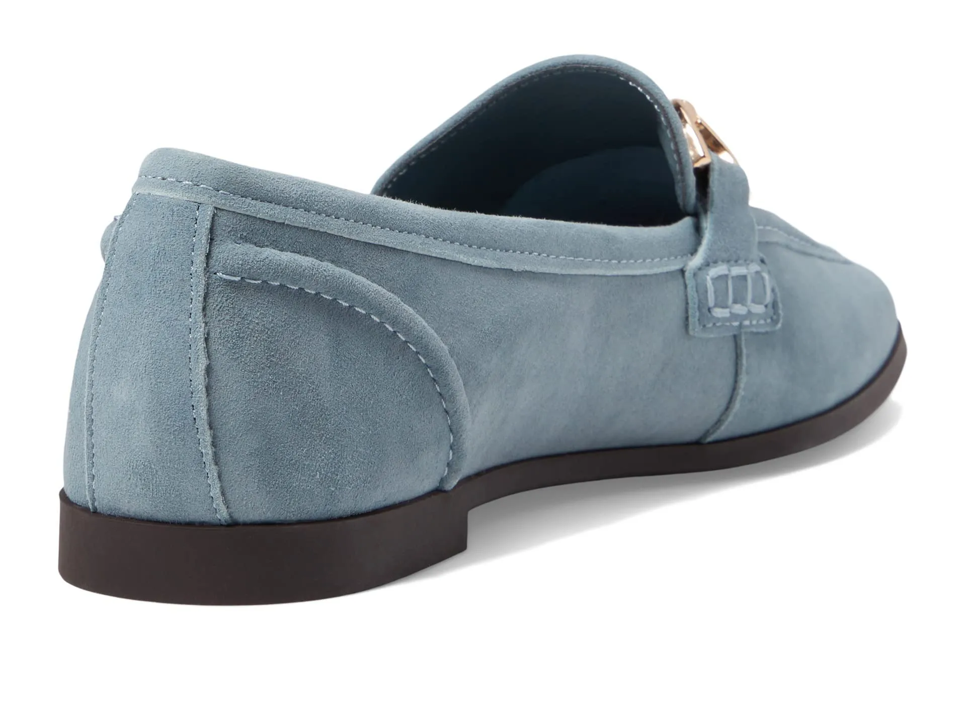Blue Premium selection Almond Baby Stacked Secure delivery Madden Heel Toe Loafer Flat On Steve Slip Carrine Dress
