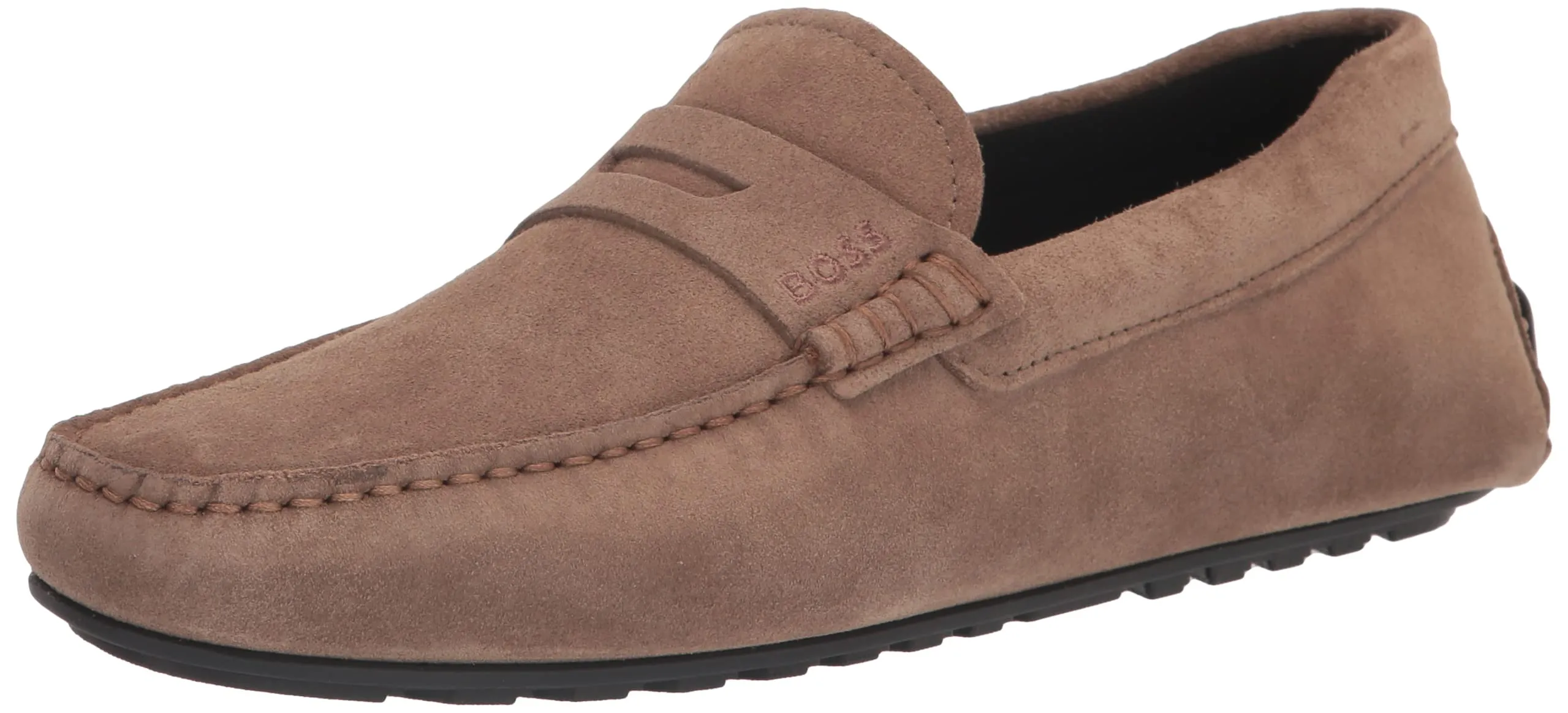 BOSS Suede Penny Loafer Moccasins