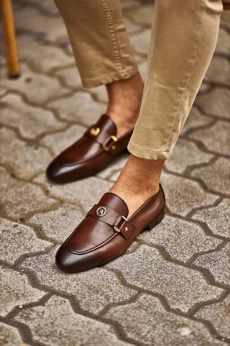 Brown Penny Oasis Loafers
