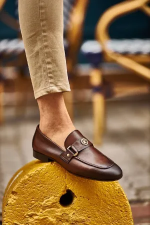 Brown Penny Oasis Loafers