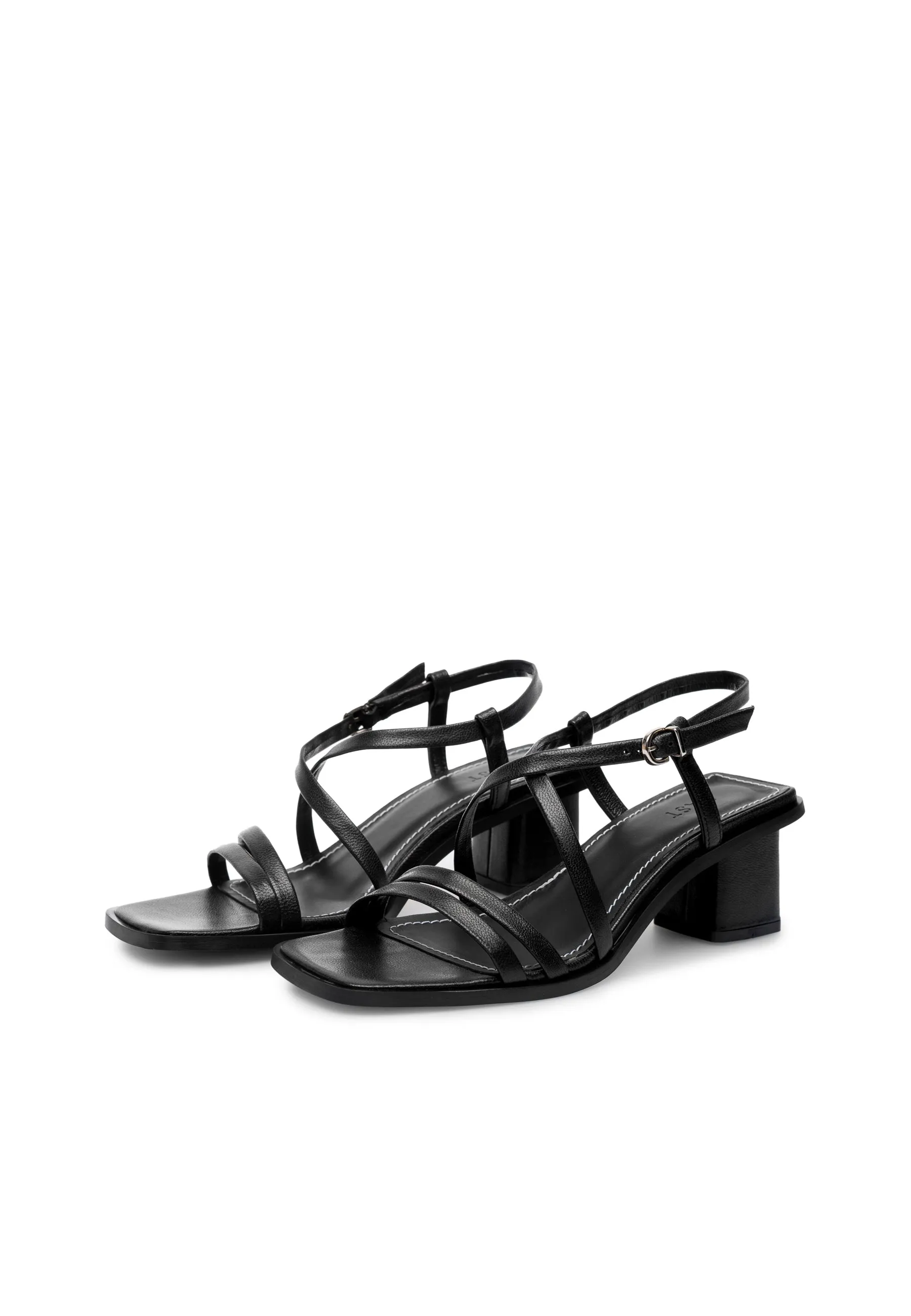 Carrie - Leather - Black Metallic