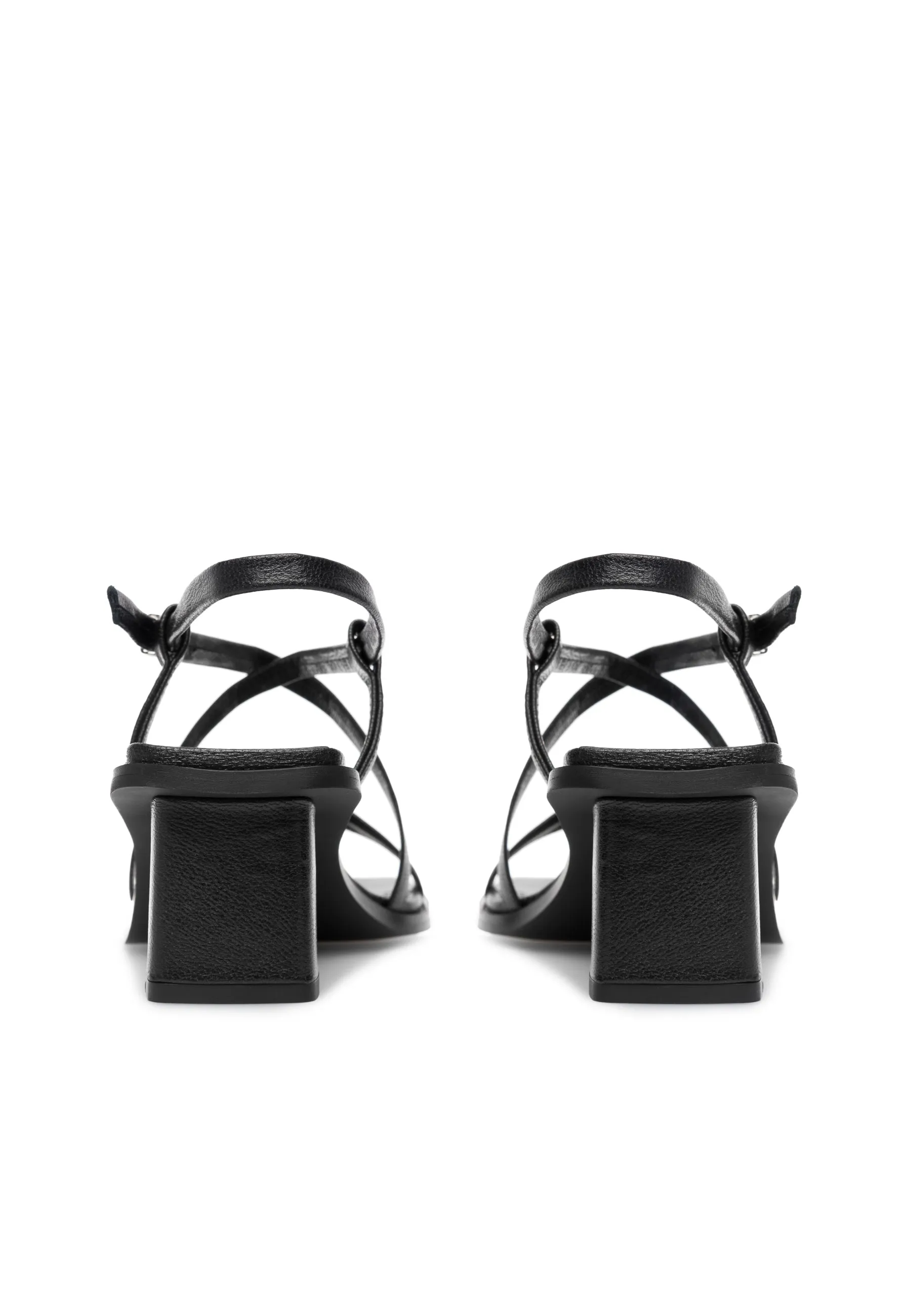 Carrie - Leather - Black Metallic