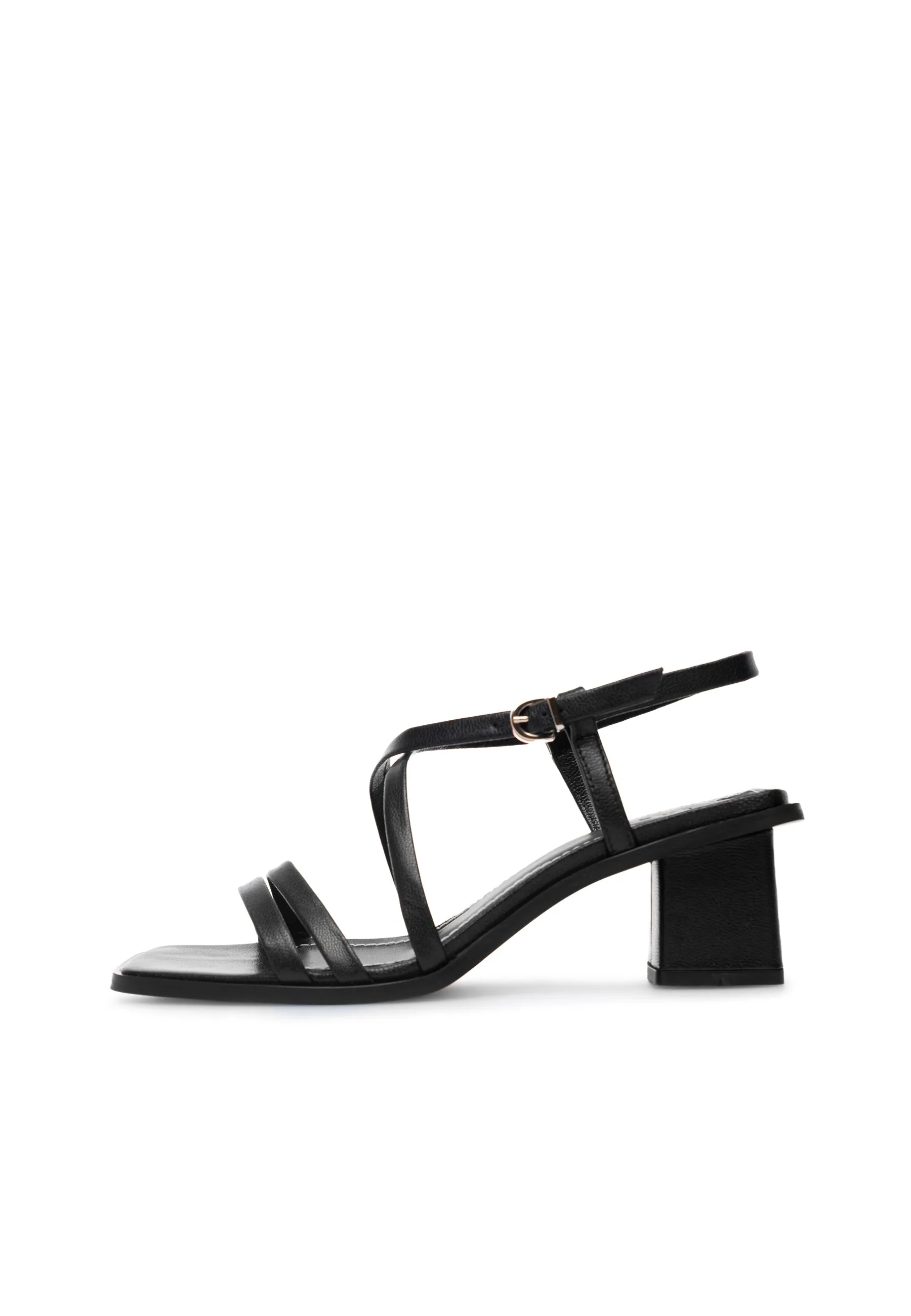 Carrie - Leather - Black Metallic