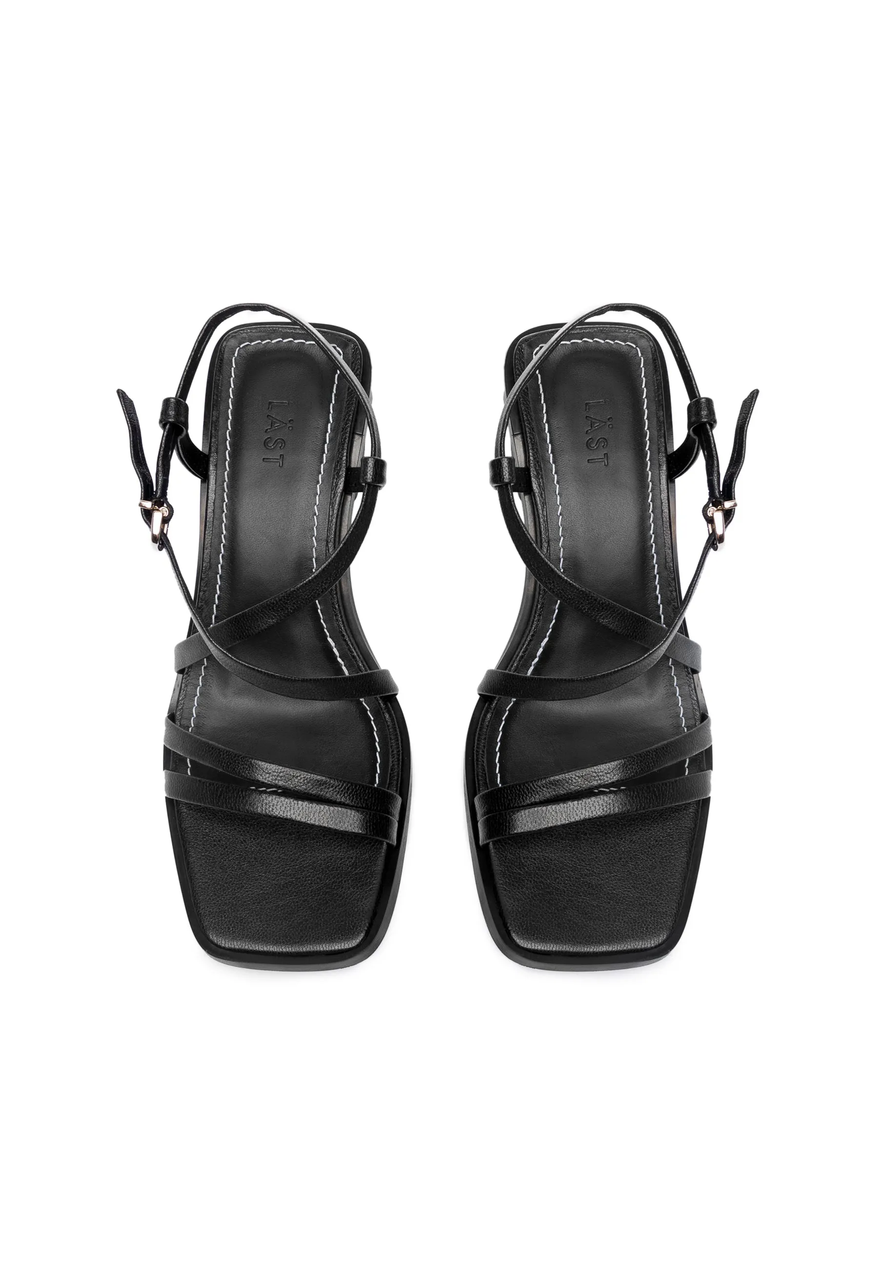 Carrie - Leather - Black Metallic