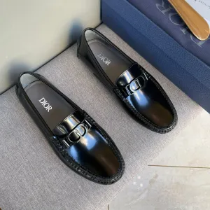 CD ODÉON LOAFER BLACK POLISHED CALFSKIN