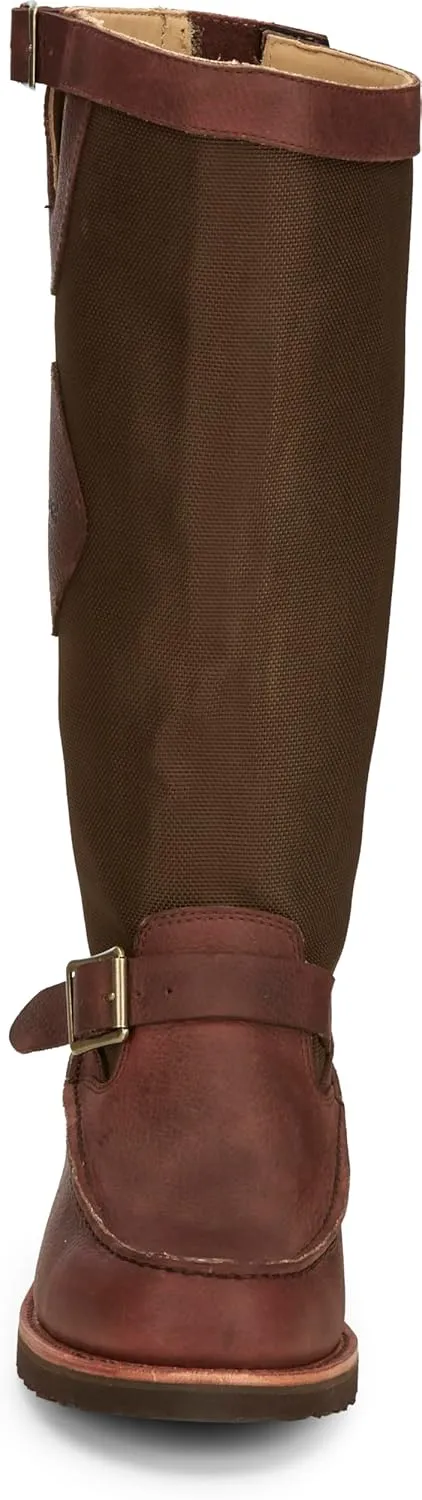 Chippewa Mens 17` CUTTER BACK ZIP MOCC TOE SNAKE BOOT