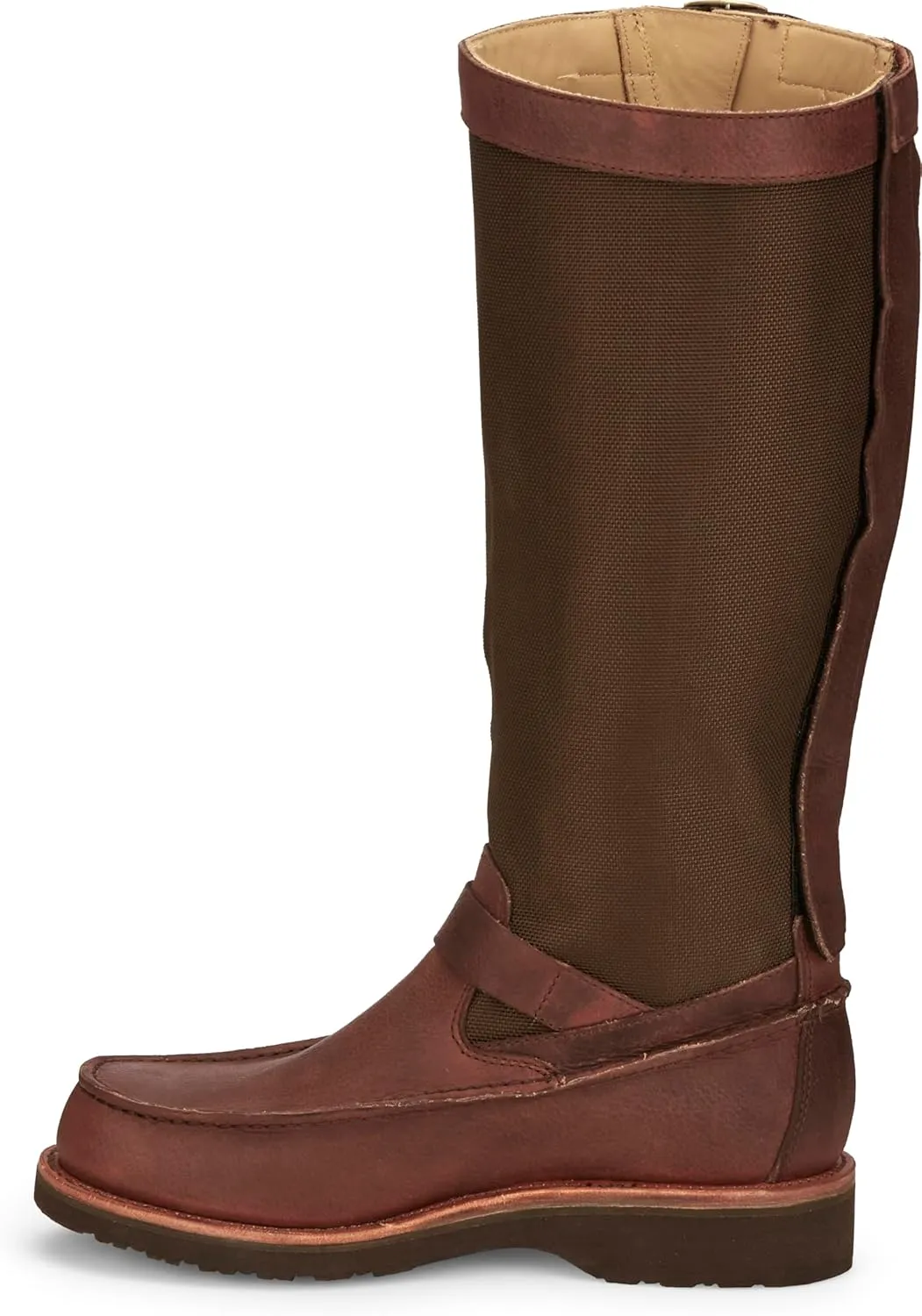 Chippewa Mens 17` CUTTER BACK ZIP MOCC TOE SNAKE BOOT