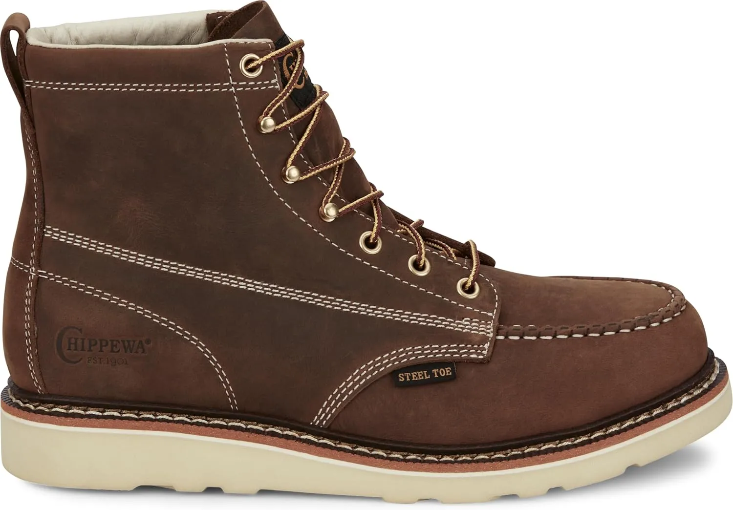 Chippewa Men's Edge Walker 6" Lace Up Wedge Work Boot