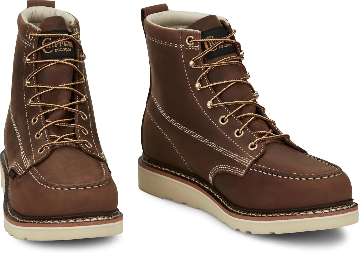 Chippewa Men's Edge Walker 6" Lace Up Wedge Work Boot
