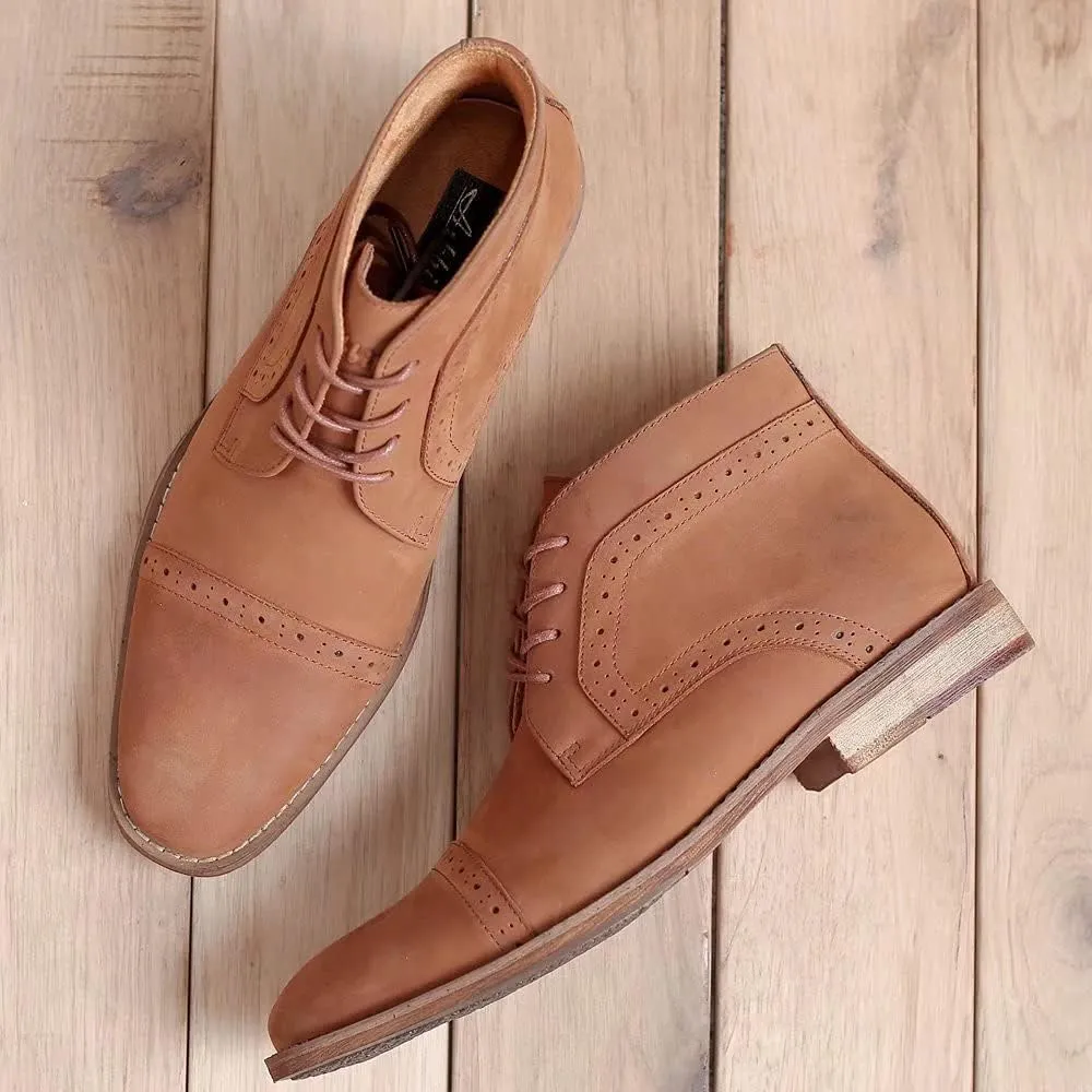 Chukka Boots Fashion and Comfort Casual Oxfords Ankle Lace Up Boot