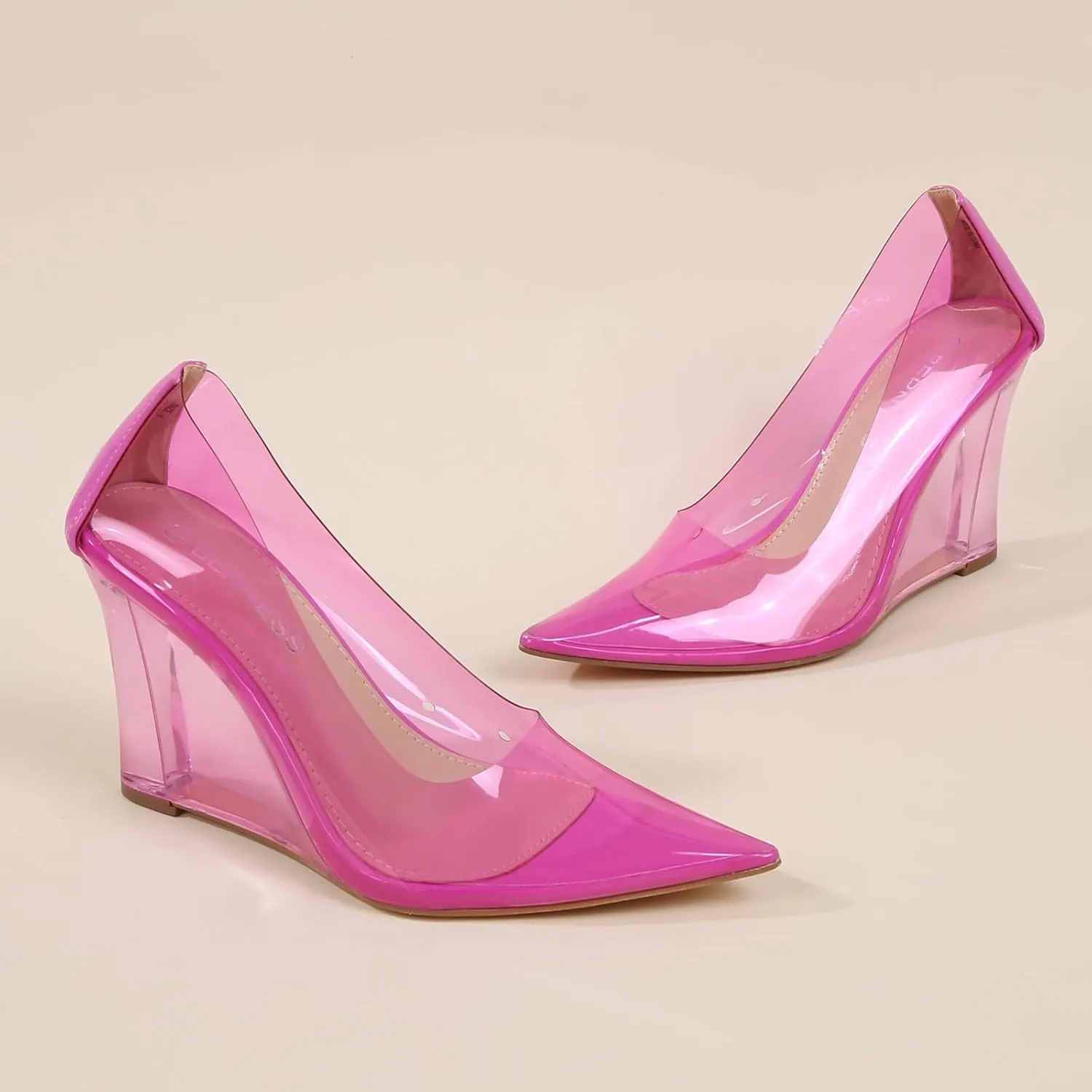 Clare Glass Slipper Pointed Toe