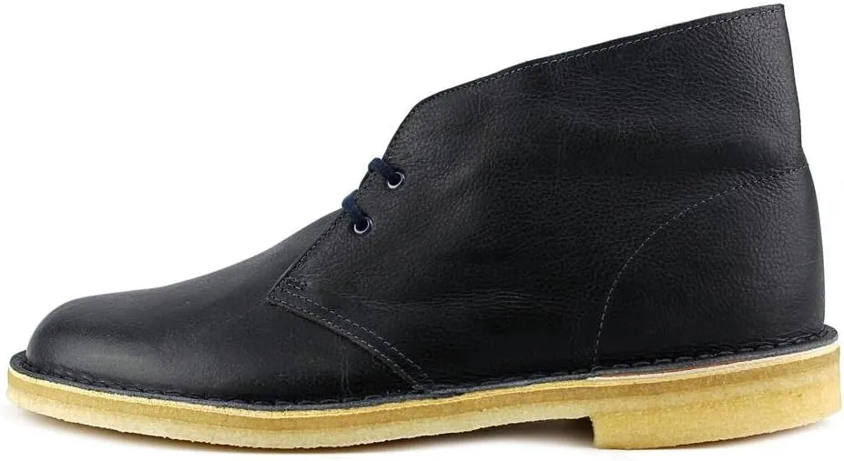 Clarks ORIGINALS Desert Boot Boots Navy Leather Mens