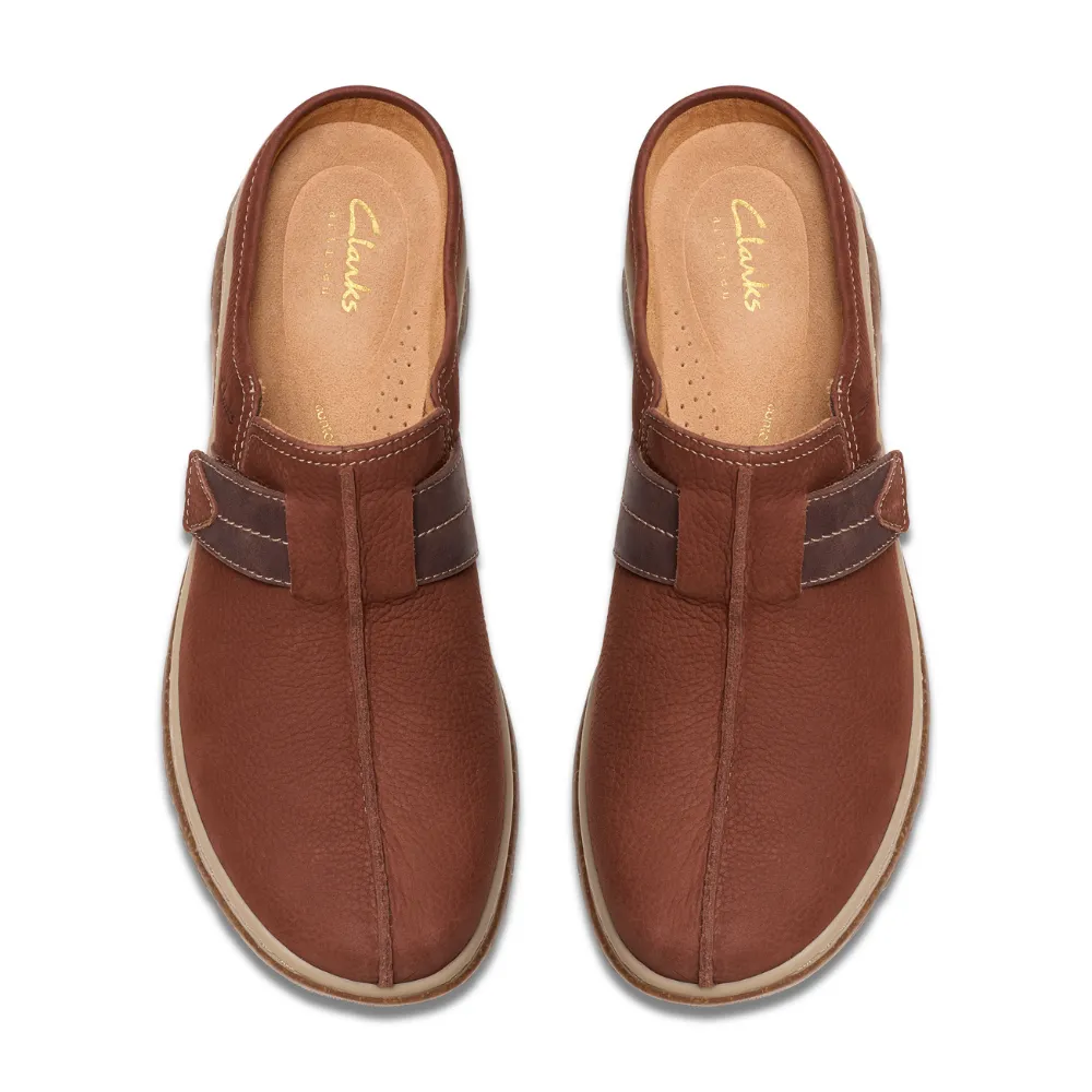 Clarks Orlene British Tan Nubuck Clog (Women's)