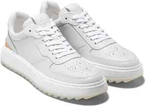Cole Haan Men's Grandpro Crossover Golf Sneaker, Optic White/White, 9.5 Wide