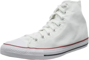 Converse Womens All Star Hi High Top Chuck Taylor Chucks Trainers - White - 8.5