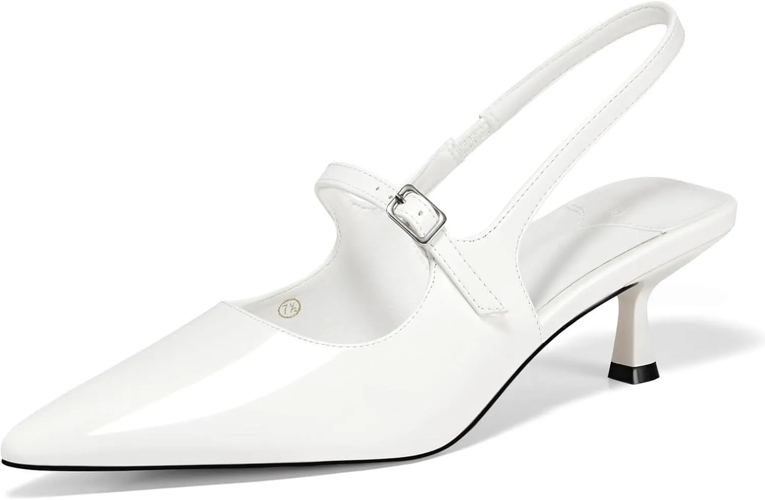 Coutgo Slingback Kitten Heels for Womens 2024 Pumps Party Dress Shoes