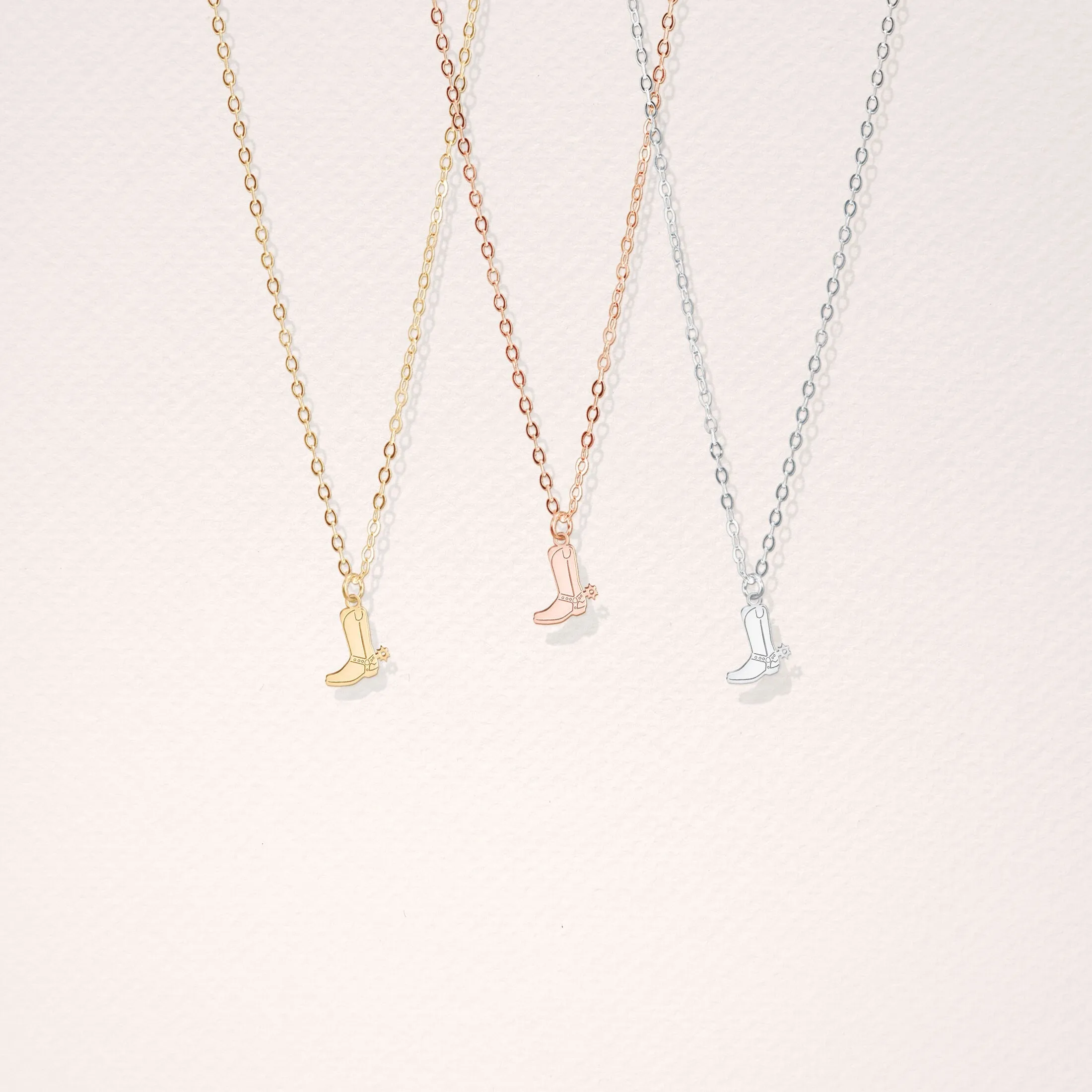 Cowboy Boot Necklace