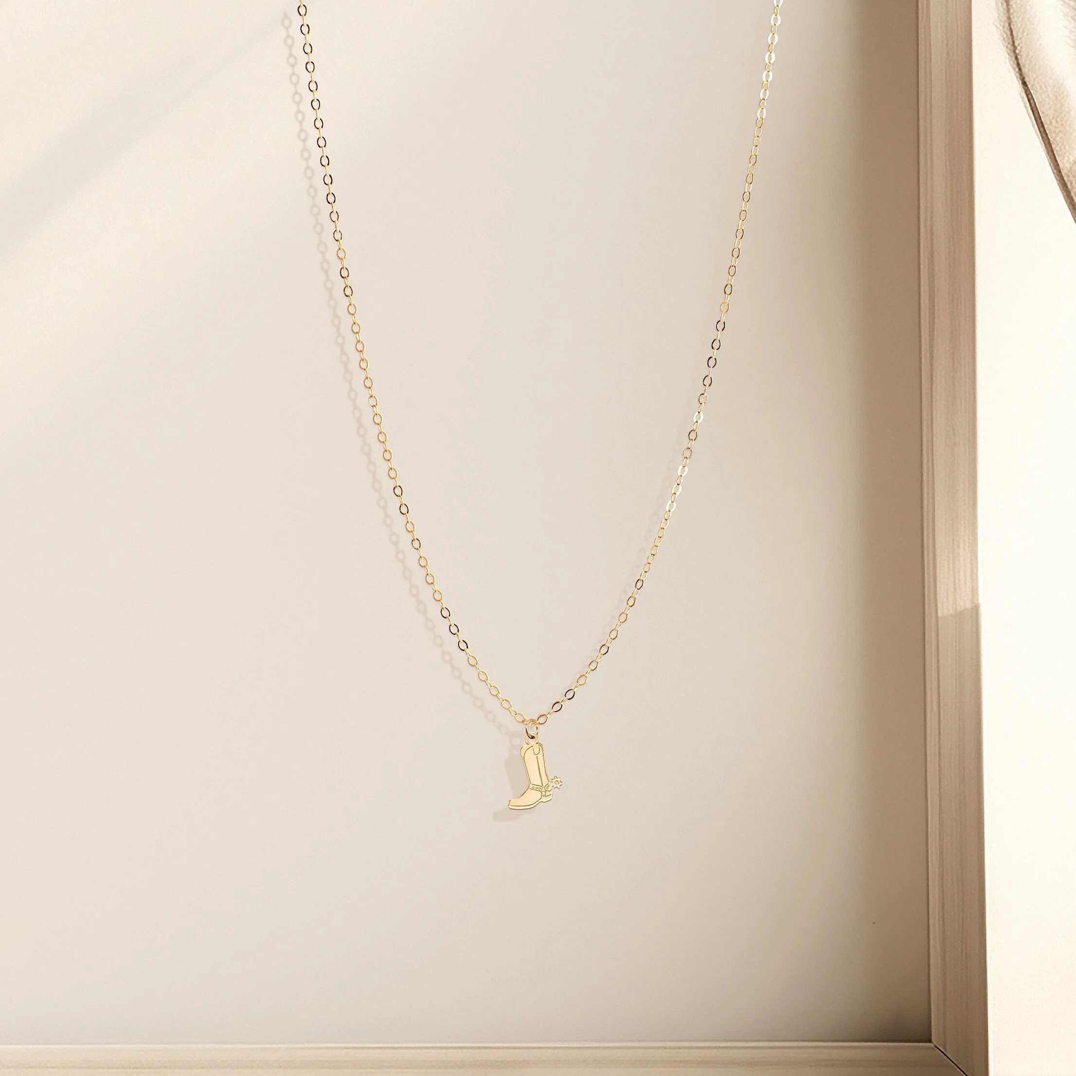 Cowboy Boot Necklace