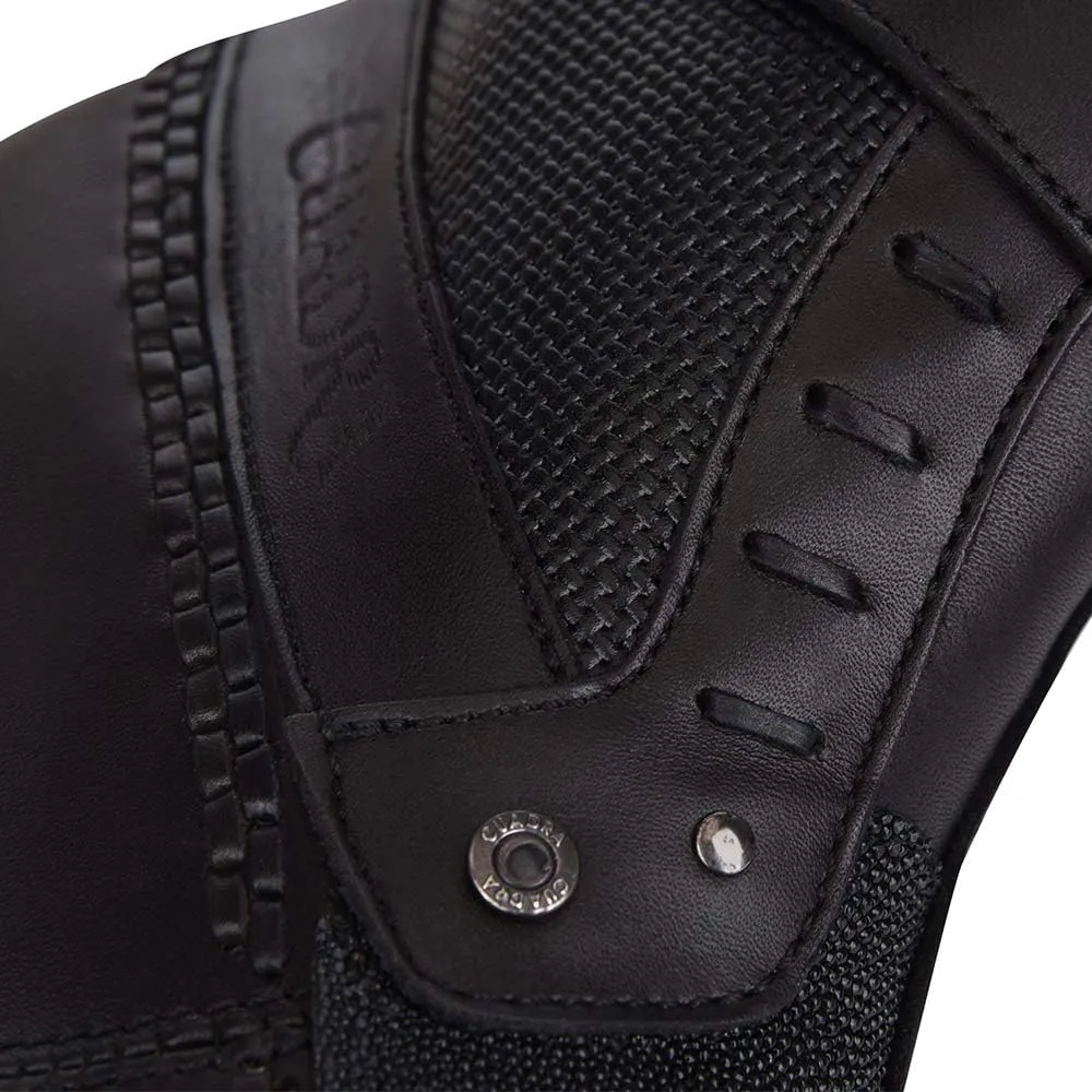 Cuadra Men's Boot in Genuine Stingray Leather with Zipper Black
