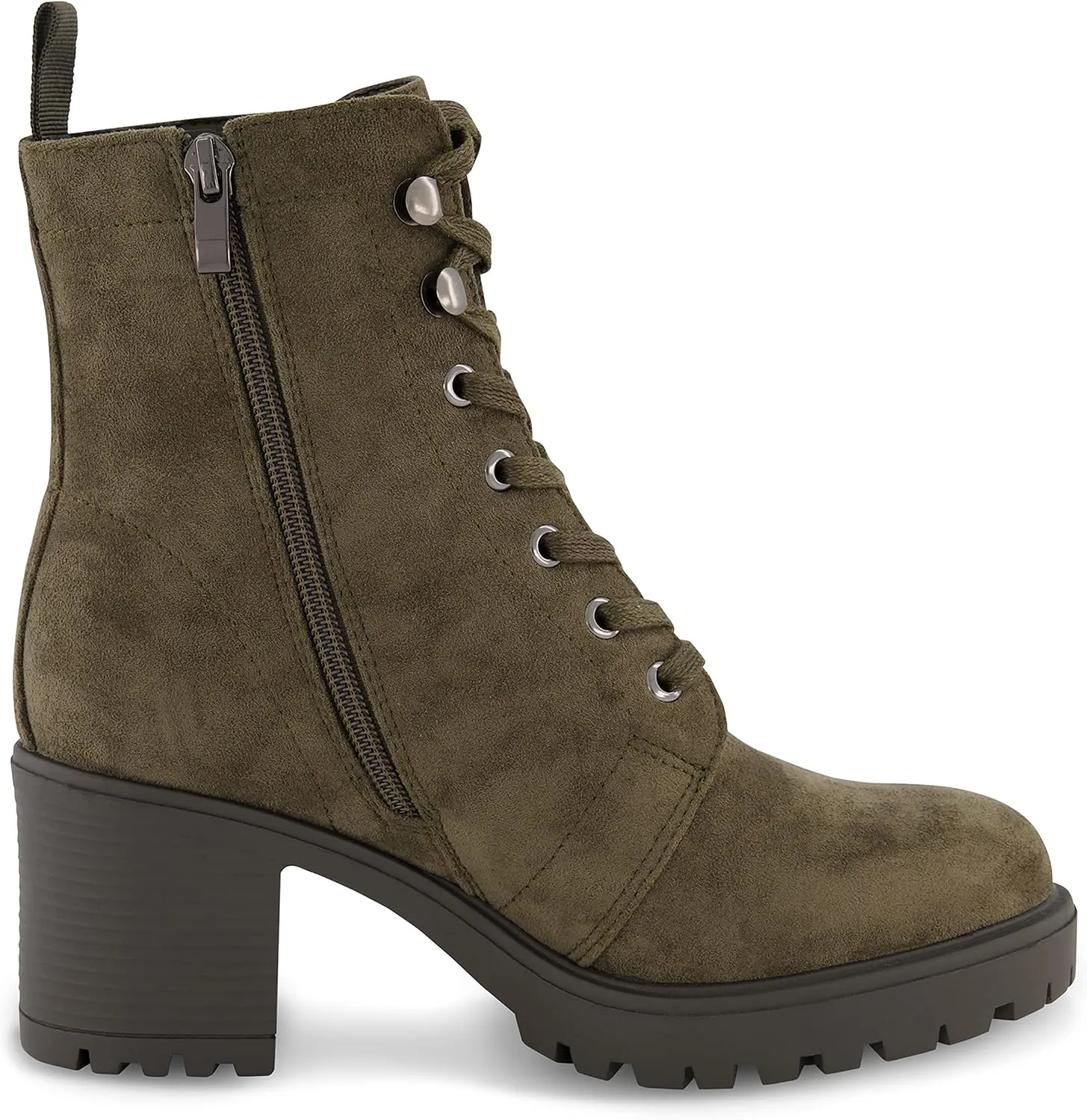 CUSHIONAIRE Women's James lace up boot  Memory Foam, Wide Widths Available