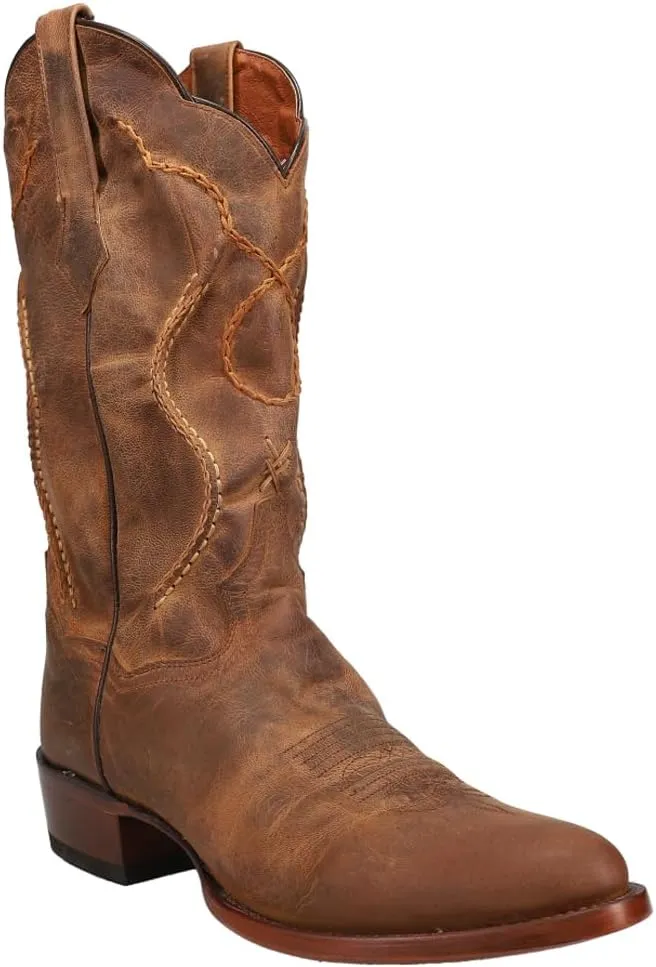 Dan Post Mens Albany Round Toe Casual Boots Mid Calf - Brown