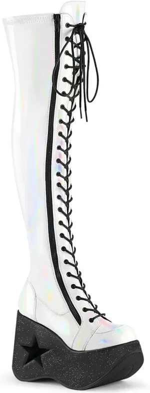 Demonia Women's Dynamite-300 Knee-high Boots
